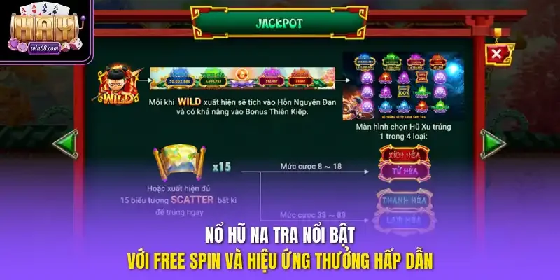 Nổ hũ Na Tra nổi bật với free spin và hiệu ứng thưởng hấp dẫn.